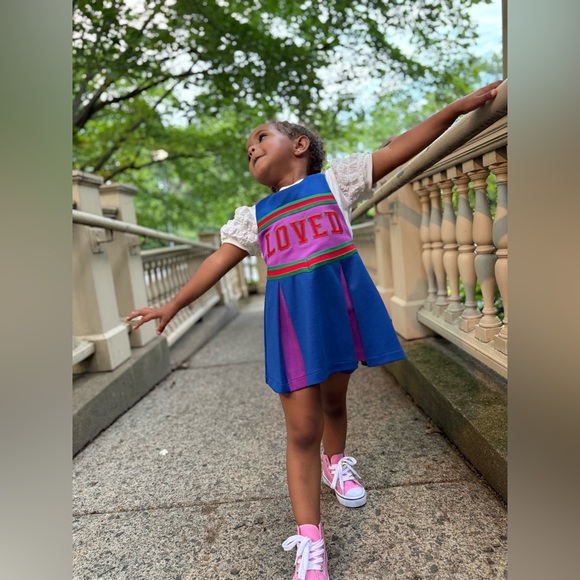 Gucci Kids Dress with 'Loved' Print - Picture 1 of 7